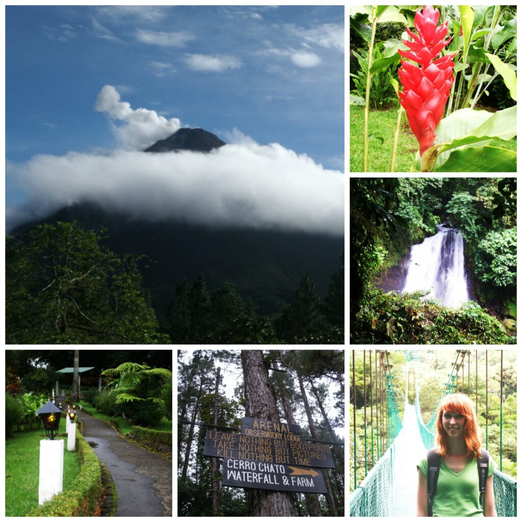Arenal Observatory collage