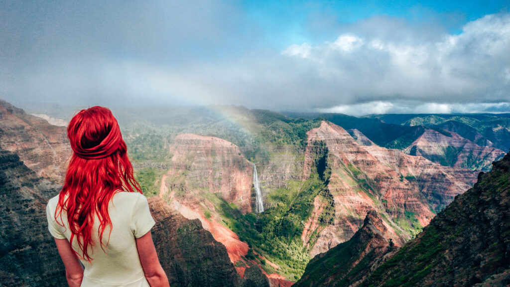 Waimea Canyon rainbow