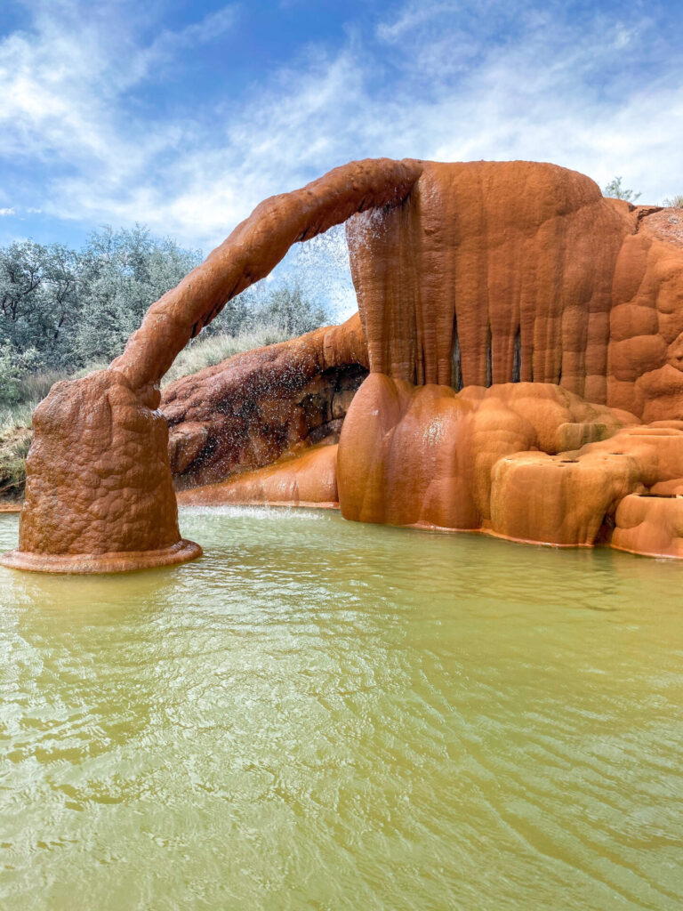 Mystic Hot Springs utah main pool