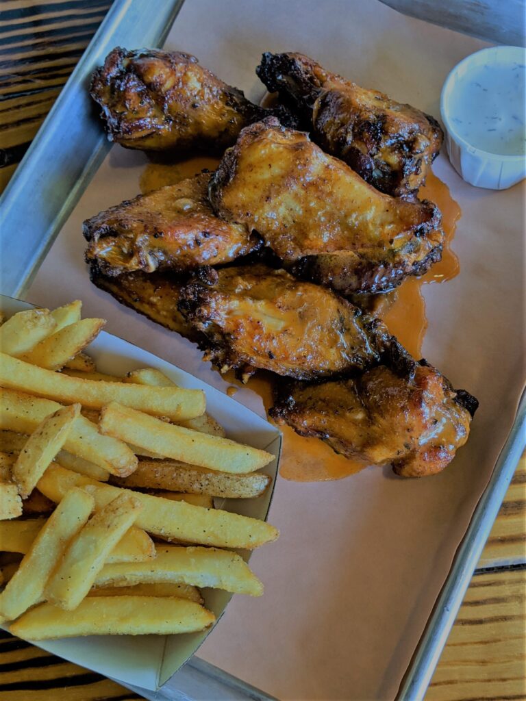 Wings and french frys
