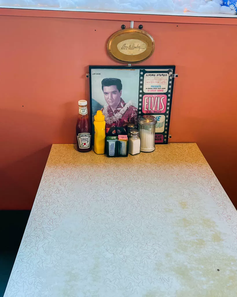 Elvis booth seating