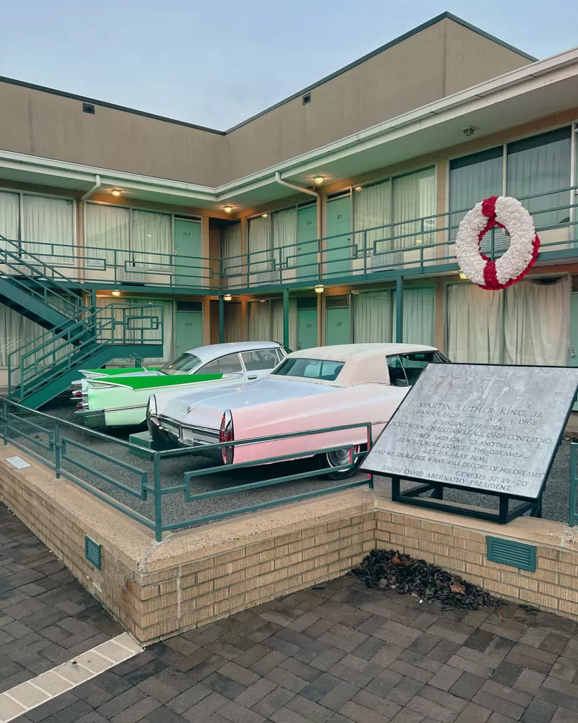 Historic cars at Lorraine Motel