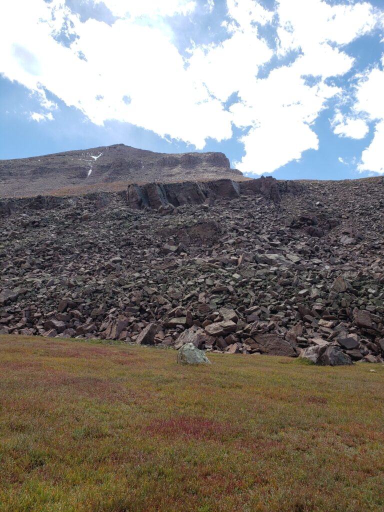 below gunsight pass