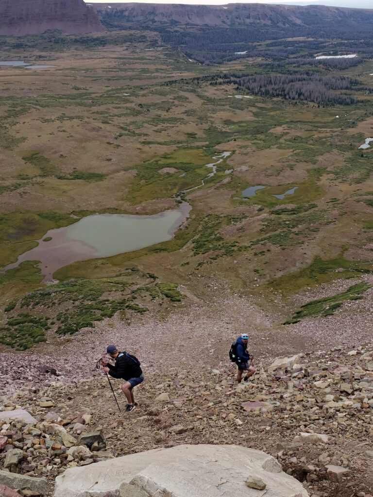 Hiking down kings landing toilet bowl