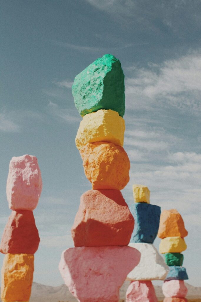 Seven Magic Mountains in Las Vegas