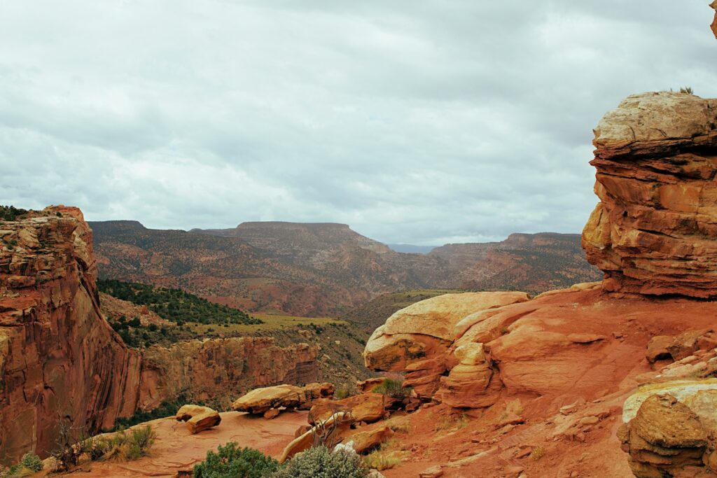 Goosenecks Overlook Capitol reef