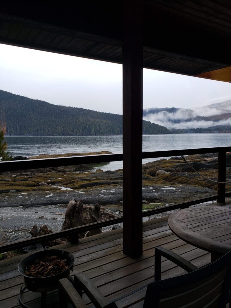 Port renfrew seaside cottages view