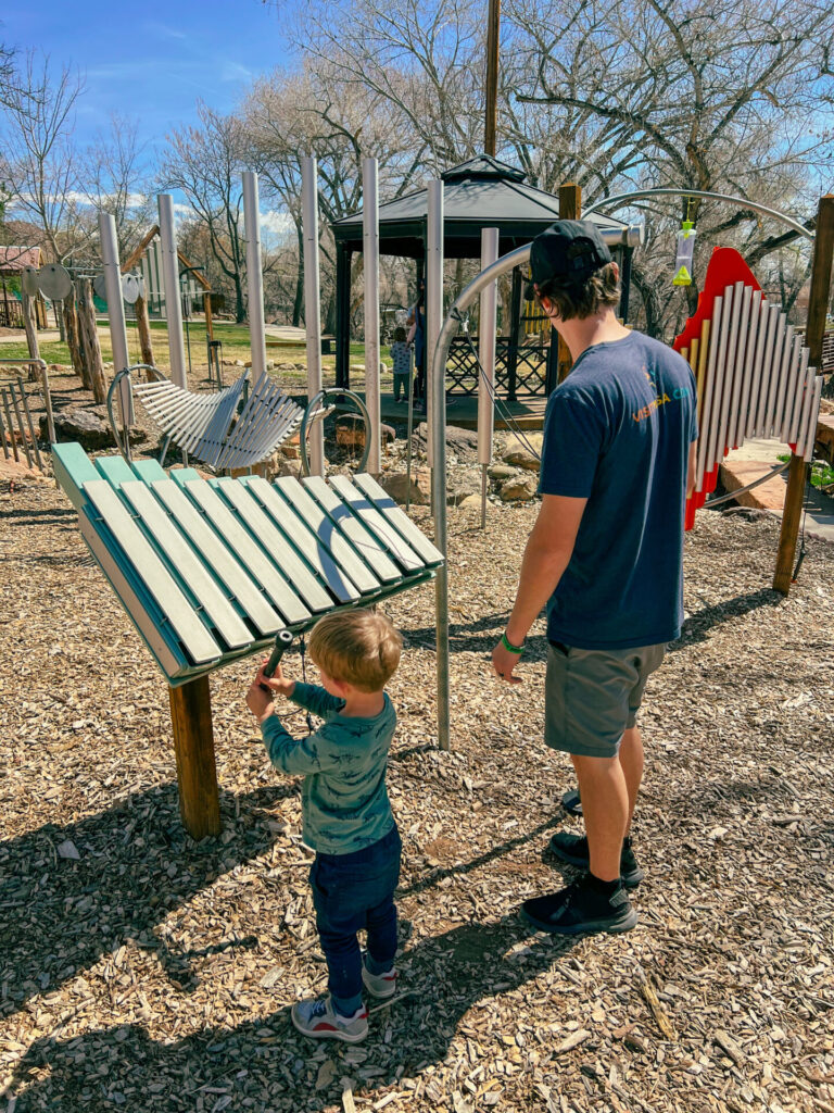 Fun Musical park in Moab with kids