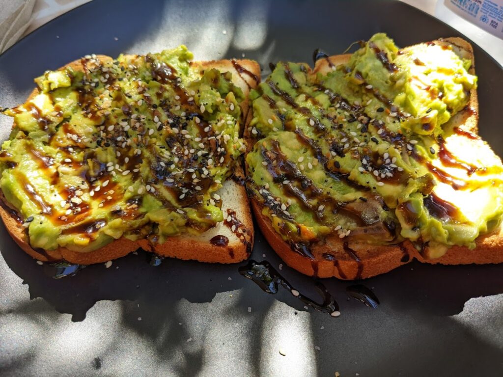 Avocado toast from feellove cafe