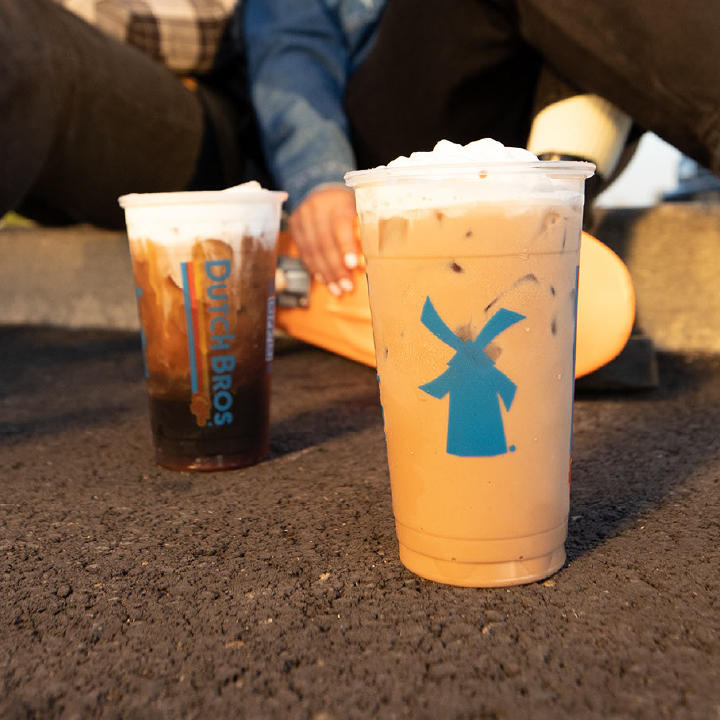 Dutch Bros st george coffee and latte