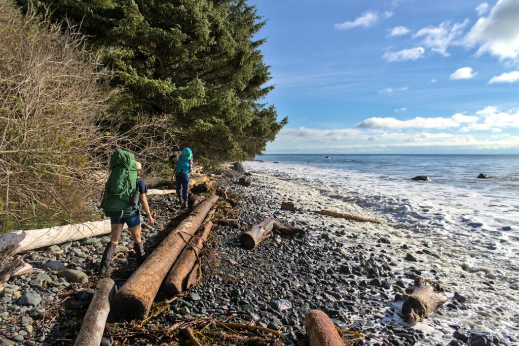 Juan de Fuca trail Port Renfrew